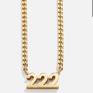 Angel number necklace 222